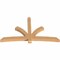 Ekena Millwork Davenport Timber Gable Bracket, Western Red Cedar, 96"W x 56"H x 5 1/2"D x 5 1/2"F, 14/12 Pitch GBW096X56X0606DAV00SWR - alternate 2